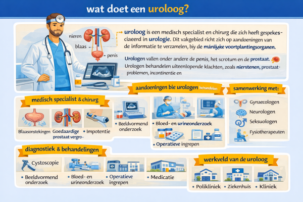 Alles over het beroep uroloog Wat doet een uroloog
